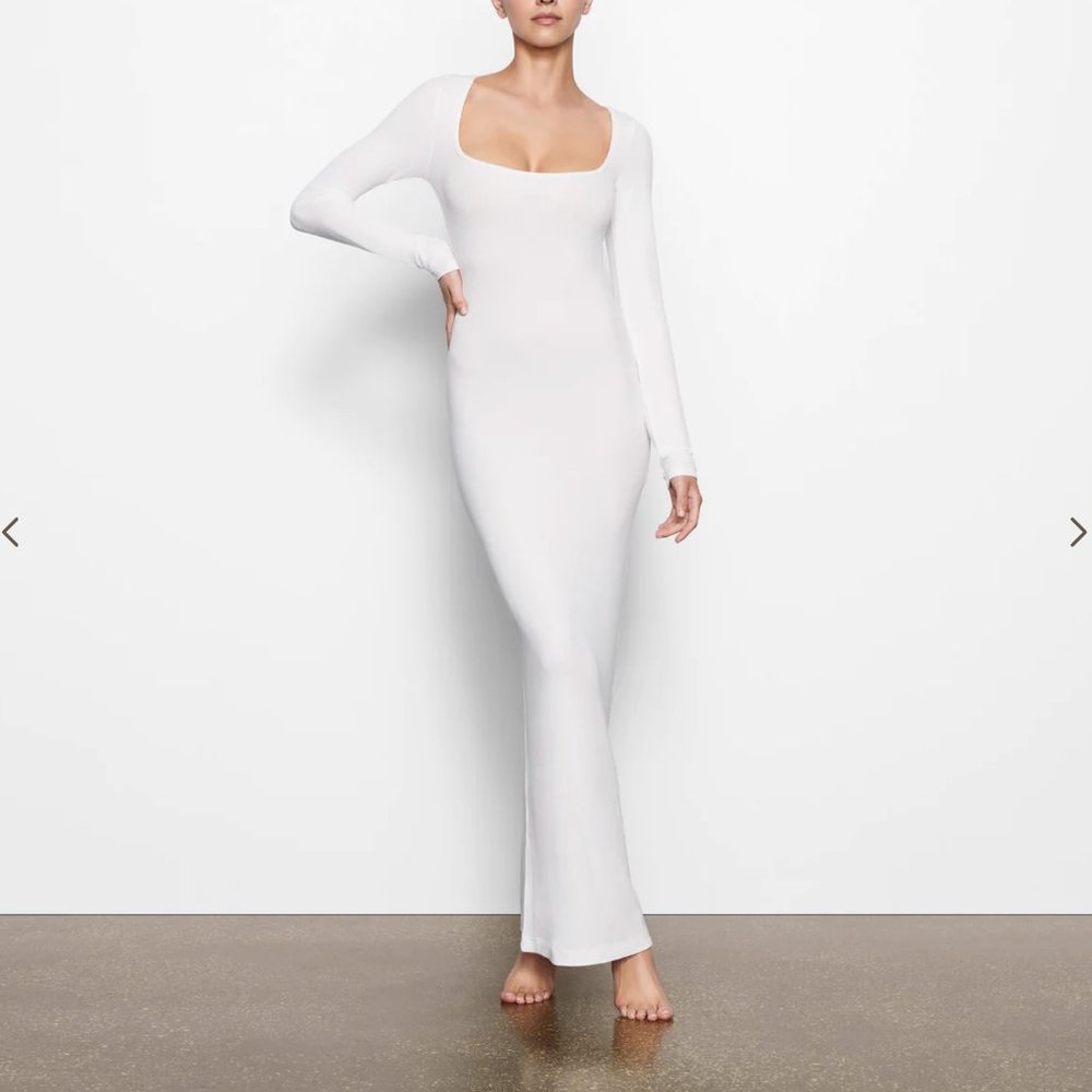 Skims Soft Lounge Long Sleeve Dress